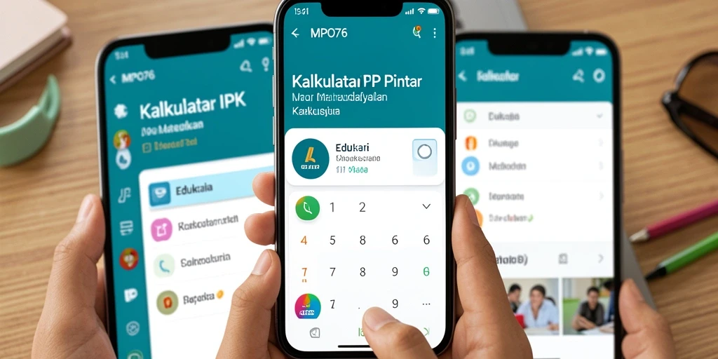 Tampilan antarmuka MPO76 yang sederhana dan informatif.