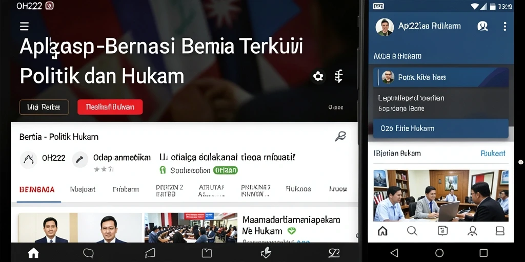 Tampilan antarmuka aplikasi OH222 yang menarik dan informatif.