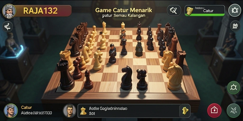 Tampilan antarmuka RAJA132 yang intuitif dan menarik.