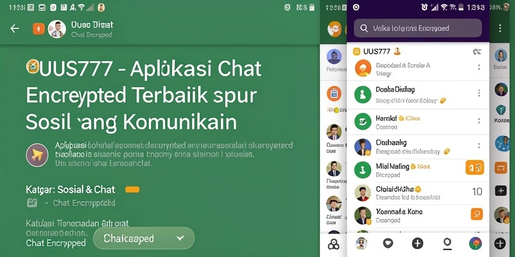 Antarmuka UUS777 yang intuitif dan aman untuk chatting.